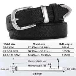 Women Leather Belts High Quality Fashion Best Matching Dress Jeans Belts for Lady Women's Dress Luxury Designer Brand LB2146
