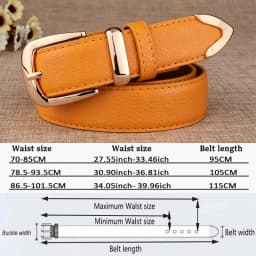 Women Leather Belts High Quality Fashion Best Matching Dress Jeans Belts for Lady Women's Dress Luxury Designer Brand LB2146