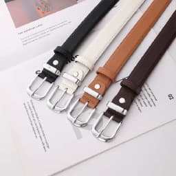 Women Leather Belts High Quality Fashion Best Matching Dress Jeans Belts for Lady Women's Dress Luxury Designer Brand LB2146