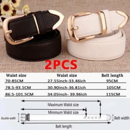 Women Leather Belts High Quality Fashion Best Matching Dress Jeans Belts for Lady Women's Dress Luxury Designer Brand LB2146