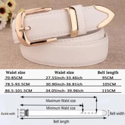 Women Leather Belts High Quality Fashion Best Matching Dress Jeans Belts for Lady Women's Dress Luxury Designer Brand LB2146