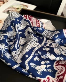 Vintage-Inspired Houndstooth Printed Square Scarf Soft Satin Thin Smooth Neck Scarf Sunscreen Headscarf For Women Head Wrap