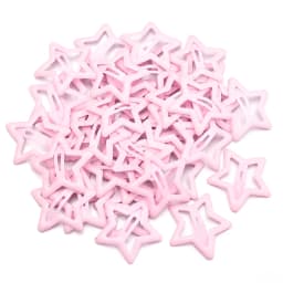 50pcs/lot Y2K Star BB Hair Clips Candy Colorful Metal Pentagram Snap Hairpins Barrettes For Girls Headwear Hair Accessories