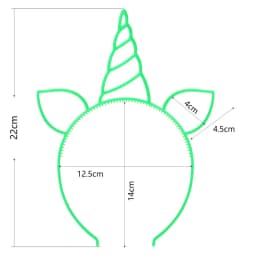 6/12PCS Girls Noctilucent Unicorn Headbands Women Headband Plastic Teeth Hairbands Kids Family Decoration Party Hair Accessories