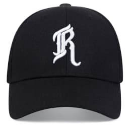 Unisex R Letter Embroidery Baseball Caps Spring and Autumn Outdoor Adjustable Casual Hats Hip Hop Hat Sunscreen Hat Sports Cap