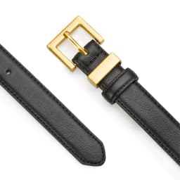 Women's Faux Leather Belt for Jeans Pants Dresses Fashion Female Wasit Belt with Square Golden Buckle