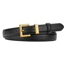 Women's Faux Leather Belt for Jeans Pants Dresses Fashion Female Wasit Belt with Square Golden Buckle