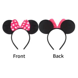 Adult Kids Mouse Ears Headband Girls Birthday Party Sequin Dot Bows Accessories Children's Headwear Party Hair Band