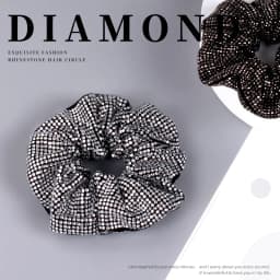 Fashion Ladies Rhinestone Hair Ring Girls New Elegant Temperament Pill Hair Rope Leather Band Hair Accessories Jewelry Gift