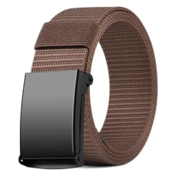 Men Female Belts Military Nylon Adjustable Belt Men Outdoor Travel Tactical Waist Belt with Plastic Buckle for Pants