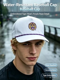 Men's Waterproof Breathable Camping Hat Green Color Baseball Cap Truck Driver Golf Cap