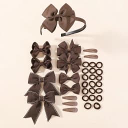 34Pcs/Set New Fashion Layered Hairbands Ribbon Bows Headband Hair Clips BB Clips Hair Ties Handmade Hair Accessories Girls