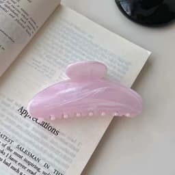 1pc Water-ink Texture High-end Feeling Ponytail Claw Clip Back of Head Clip for Women Large Size for Thick Hair Shark Clip
