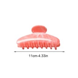 1pc Water-ink Texture High-end Feeling Ponytail Claw Clip Back of Head Clip for Women Large Size for Thick Hair Shark Clip