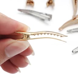 10pcs Metal Alligator Hair Clip With Teeth Nonslip Hairdressing Styling Accessories DIY Broken Hair Clip Edge Clip Accessories