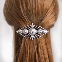 Viking hair clip, French hair clip, Gothic witch spring clip accessory, butterfly, bat, animal headwear, women's hair accessory