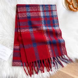 New Embossed Cashmere Women's Winter Scarf Warm Chunky Shawl Luxury Designer Tassels Pashmina Bufanda Lady Wrap Man Scarves