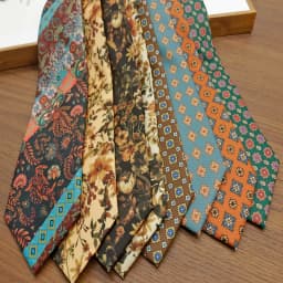 Retro 8cm Width Brown Floral Neck Ties For Men Women Casual Fashion Silky Printed Neckties Wedding Soft Tie Tuxedo Cravat Gift