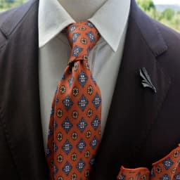 Retro 8cm Width Brown Floral Neck Ties For Men Women Casual Fashion Silky Printed Neckties Wedding Soft Tie Tuxedo Cravat Gift