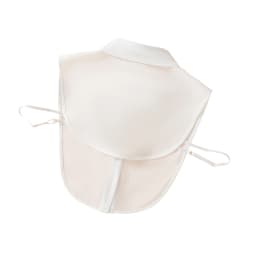 Hand-sewn Glass Diamond Fake Collar with Chiffon Pointed Collar