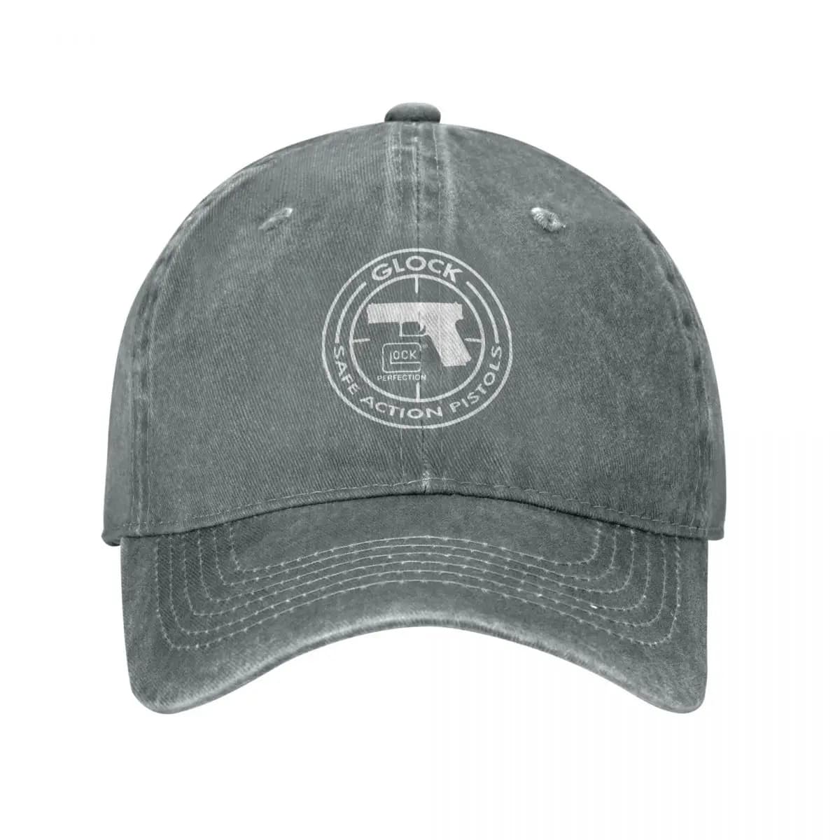 Vintage  Tactical Shooting Gun Baseball Caps Men Women Distressed Denim Washed Sun Cap Outdoor Summer Gift Hats Cap