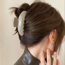 11CM Simple Large Hair Claws Clips Crab Hair Barrettes Women Girls PC Plastic Hair Clamps Ponytail Hairpins Hair Accessories