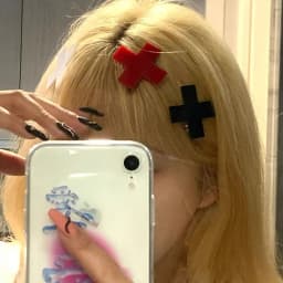 Gothic Acrylic Cross Hairpins for Spicy Girls Hair Clip Fashion Girl Party Gift Y2K Women Accessories Headwear Bobby Pins