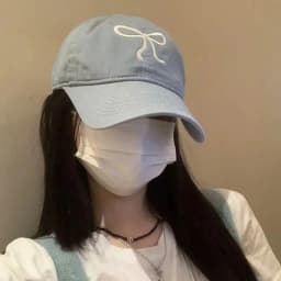 Cute Korean Ins Baseball Cap Women Bow Design Sweet Romantic Pink Soft Top Hat Fashion Adjustable Snapback
