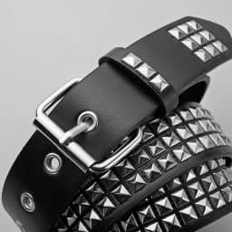 1pc New Rivet Belt Heavy Metal Belt Men Women Punk Rock Style Belt Jeans Belt Y2K Belt Fashion Decoration Women's Belts