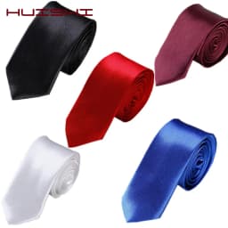 Slim Tie Men Satin Necktie 5cm Skinny Women Neck Tie Colorful Black White Pink Gold Necktie For Patry Wedding Accessories Gravat