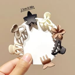5/10/20/30pcs Beige Mixed Pack Small Clips, Cute Girl Accessories - Perfect for Daily Use, Special Occasions, or Travel Gifts