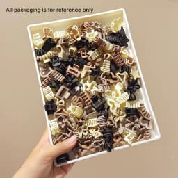 5/10/20/30pcs Beige Mixed Pack Small Clips, Cute Girl Accessories - Perfect for Daily Use, Special Occasions, or Travel Gifts