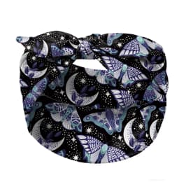 Widening Bohemian Style Printed Front Knot Rabbit Ear Elastic Headband