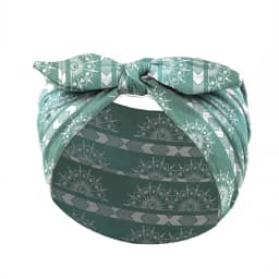 Widening Bohemian Style Printed Front Knot Rabbit Ear Elastic Headband