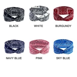Wide Headbands For Women Large Turban Workout Headband Fashion Yoga Hair Bands Twisted Thick Hair Accessories