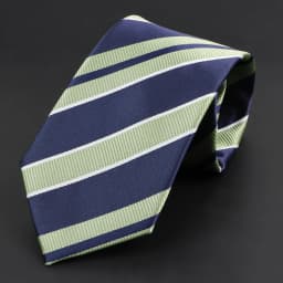 Luxury Business Men Tie Sage Green Orange Stripes Neckties Fit Wedding Party Office Group Holiday Party Daily Cravat Accessories