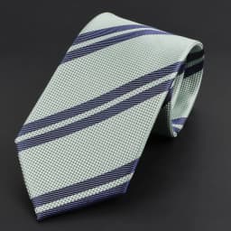Luxury Business Men Tie Sage Green Orange Stripes Neckties Fit Wedding Party Office Group Holiday Party Daily Cravat Accessories