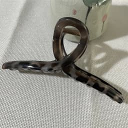 Vintage Leopard Print Hair Claw Clip Large Rectangular Secure Hold Hair Clip for Updos Elegant Hair Accessories Women Headwear