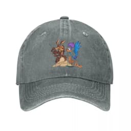 Control The Remote Baseball Cap for Men Women Distressed Denim Sun Cap Roadrunner Wile E Coyote Cartoon Outdoor Running Caps Hat