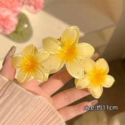 1/2pcs Fashion Gradient Egg Flower Hair Claws Clip For Women Sweet Acrylic Girls Hairpins Headwear Hair Accessorie
