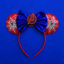 Disney Mickey Mouse Ears Marvel Spiderman Headbands for Kids Girls The Avengers Hairbands Adult Men Women Hair Accessories Gifts