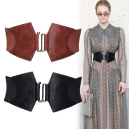 Plus Size Elastic Corset Belts Ladies Dress Suit Wide Big Waistband Waist Wide Stretch Designer Stretch Cummerbunds Female