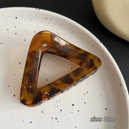 Geometry Triangle Large Hair Claw Clips Crab Clamps Women Girls Leopard Ponytail Holder Hair Barrettes Hairpins Hair Accessories