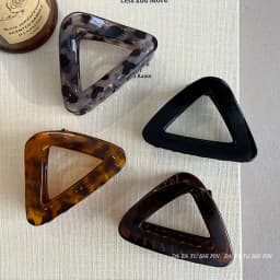 Geometry Triangle Large Hair Claw Clips Crab Clamps Women Girls Leopard Ponytail Holder Hair Barrettes Hairpins Hair Accessories