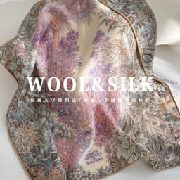 Silk Wool Scarves Woman Foulards Femme Elegant Women'S Shawl Original Luxury Scarves Winter Sale Petite Scarf Neck Accessories