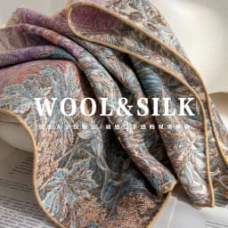 Silk Wool Scarves Woman Foulards Femme Elegant Women'S Shawl Original Luxury Scarves Winter Sale Petite Scarf Neck Accessories