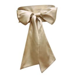 Women Dress Top Bowknot Waistband Waist Bow Corset Satin Silk Wide Waist Belt Fabric Ribbon Cummerbunds Lace Up Waist Strap