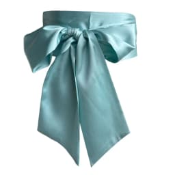Women Dress Top Bowknot Waistband Waist Bow Corset Satin Silk Wide Waist Belt Fabric Ribbon Cummerbunds Lace Up Waist Strap
