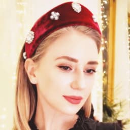 1pc European and American Velvet Headband for Women,Hairbands with Diamonds and Pearls Hair Hoop Lady Headwear Daily Wear