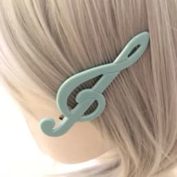 Korean Vintage Music Note Hair Clip Y2K Duckbill Alligator Clip for Side Bangs Women Girls Retro Hair Accessories Gift